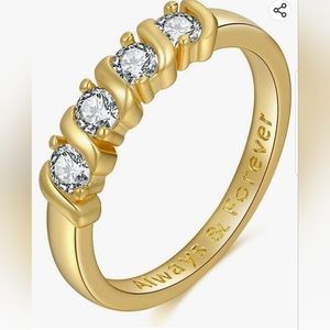 14k gold plated ring Size 10